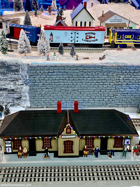 Model Train Village de L.L.Bean en Freeport, Maine