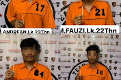 Sat Reskrim Polres Pelabuhan Belawan Tangkap 4 Pemuda Pesta Shabu di Marelan Raya