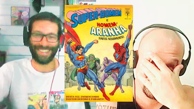 Café com Gibi, podcast, YouTube, Spotify, Marvel, DC, encontros, Homem-Aranha, Superman