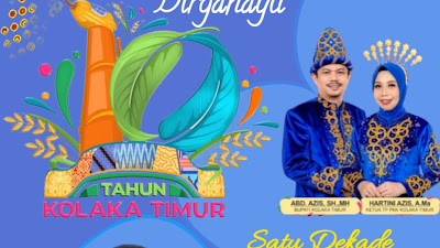 11 JANUARI 2023 DIRGAHAYU KABUPATEN KOLAKA TIMUR YANG KE-10