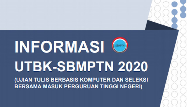 Panduan UTBK Pendaftaran SBMPTN 2020