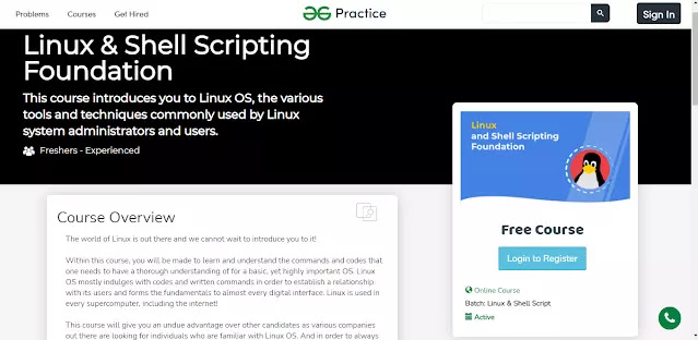 Linux Shell Scripting Course for Free