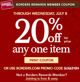 borders coupon code  free shipping