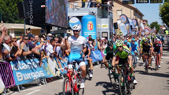 Sensacional victoria de Matteo Moschetti en la segunda etapa de la Vuelta a Burgos