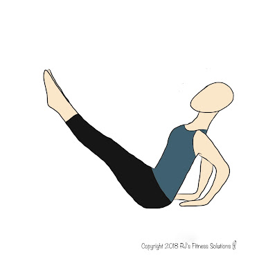 Supported Modified Seated Pike Pose Picture