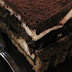 Tiramisu cake with chocolate