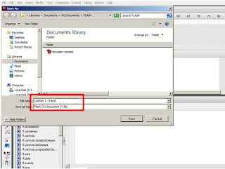 actionscript 3 di adobe flash cs3 save as file flash