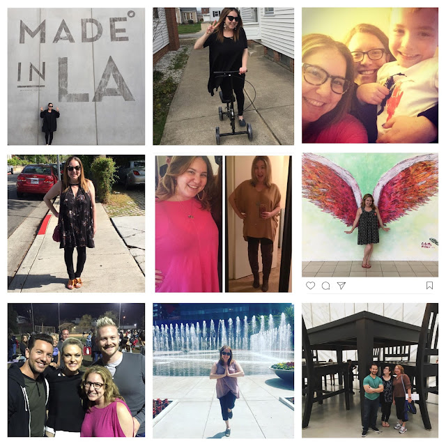 #2016bestnine, #tbt, Throwback Thursday, Jamie Allison Sanders, Los Angeles, The Broad, Under The Table by Robert Therrien, Made in LA street art, broken ankle, Romy and Michele's High School Reunion, Elaine Hendrix, weightloss, Colette Miller, The Global Angel Wings Project, friends, family