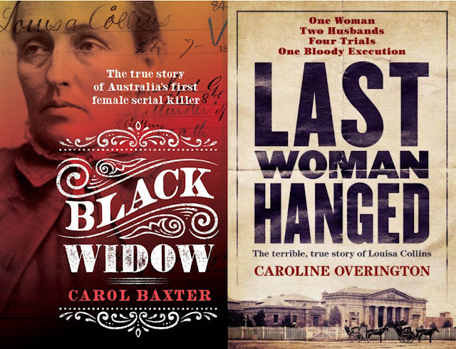 Black Widow by Carol Baxter; Last Woman Hanged by Caroline Overington