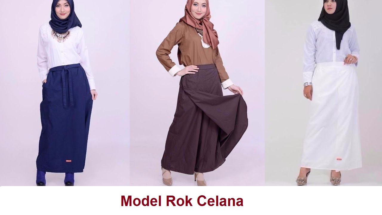 44 Model Rok Celana Muslimah Terpopuler 2019 - Model Baju 