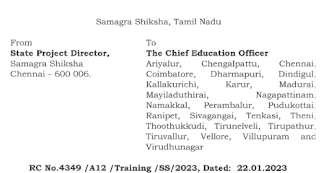 அனைத்து தொடக்கப்பள்ளி ஆசிரியர்களுக்கு Jolly phonics - பயிற்சி SPD proceedings  