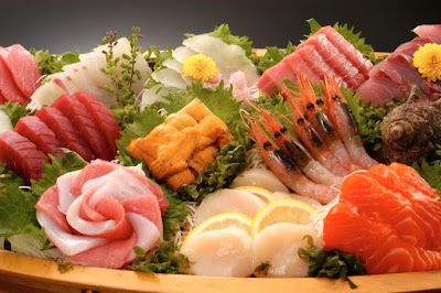 Sashimi plate