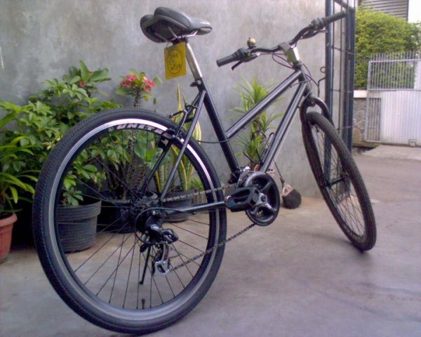 Modifikasi Sepeda  Hitam Desain Modifikasi Sepeda 