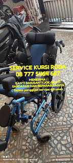Service kursi roda selebral palsy,service kursi roda CP,ganti ban kursi roda CP