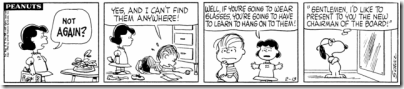 1962-02-13 - Snoopy as the chairman of the board