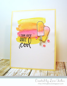 I Think You're Quite Cool card-designed by Lori Tecler/Inking Aloud-stamps from Concord & 9th