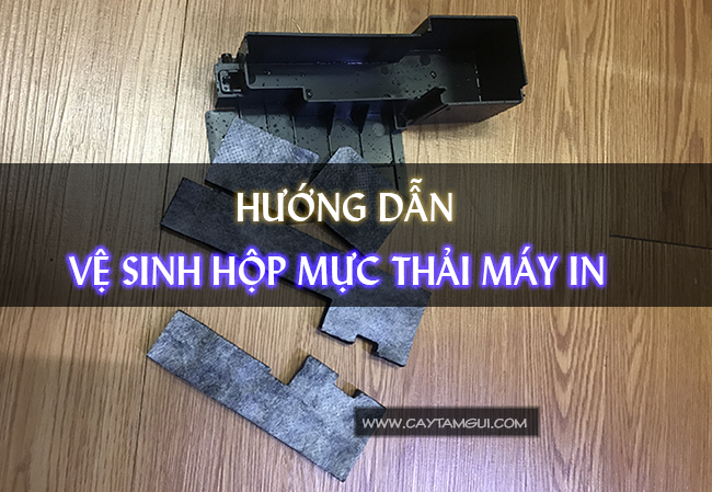 Hướng dẫn vệ sinh hộp mực (ngăn thải mực) của máy in Epson