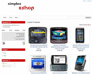Simplex eShop - Template Blog Toko Online