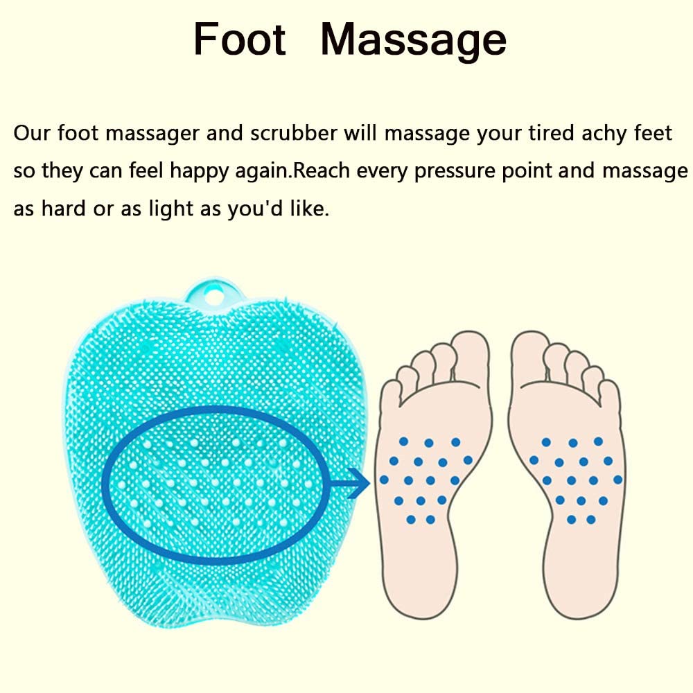 shower foot scrubber mat