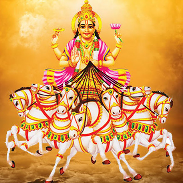 Surya Dev Surya Narayan with 7 Horses Image and Photo