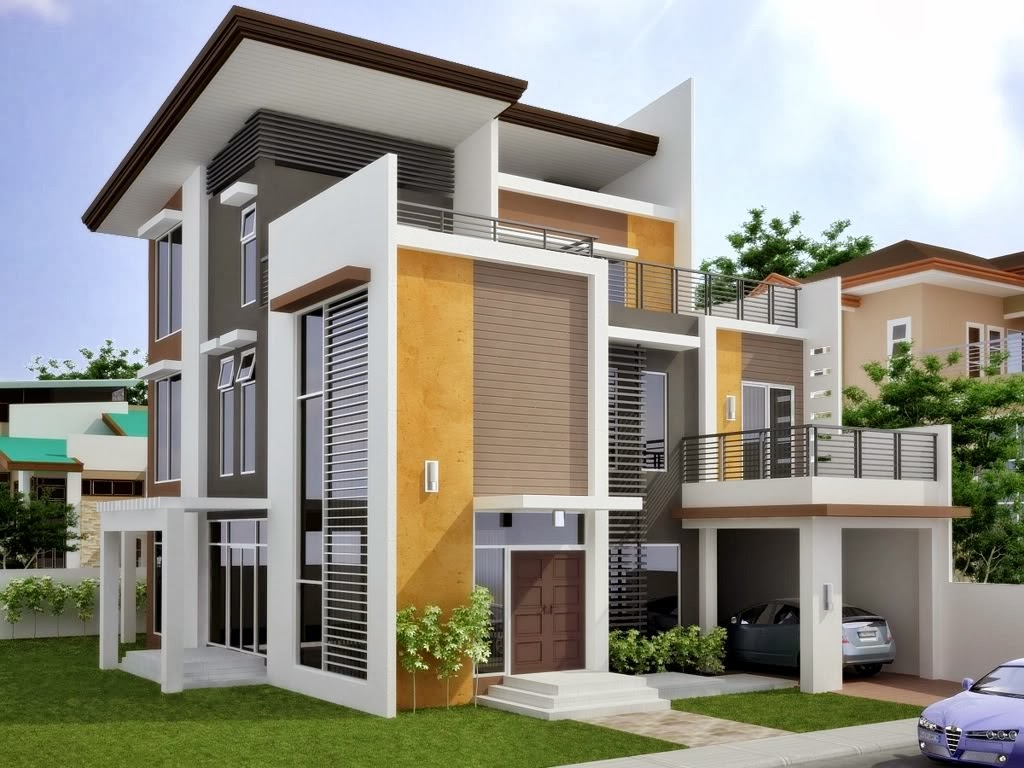 Desain Rumah Minimalis Modern 2 Lantai Terbaru 2014