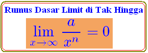 Penyelesaian Limit Tak Hingga