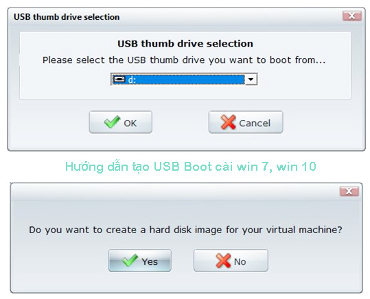 Cách tạo USB Boot cài Win 7, 10 bằng Hiren's BootCD, RUFUS đơn giản f