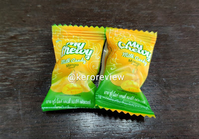 รีวิว มายชูวี่ ลูกอมนมเคี้ยวหนึบกลิ่นมะม่วง (CR) Review Milk Candy Mango Flavour, My Chewy Brand.