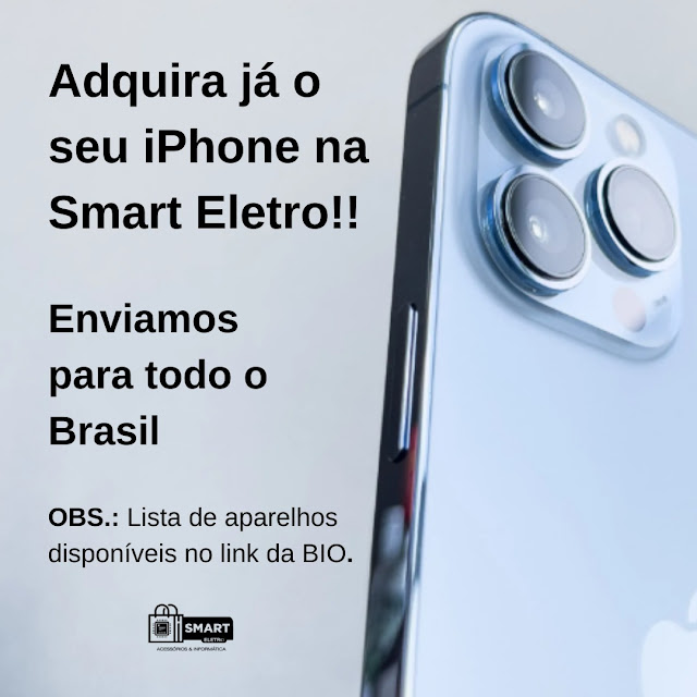 Atenção!! Agora você pode adquirir seu celular Xiaomi/Iphone na Smart Eletro, confira