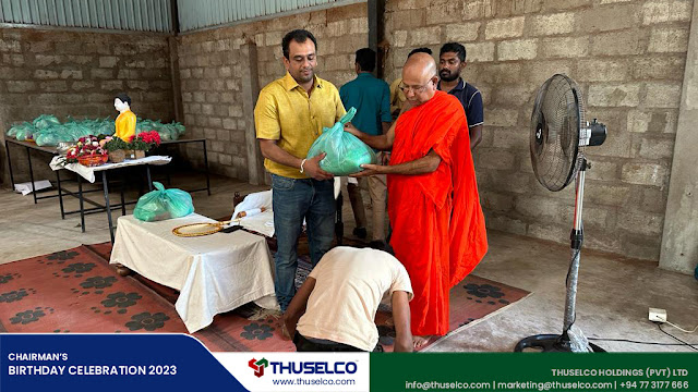22nd June, we celebrated the birth of a remarkable leader, we reflect on the incredible journey that Thuselco Holdings has embarked upon under your visionary guidance. Your exceptional skills, unwavering dedication, and profound wisdom have steered our company towards unprecedented heights of success. Happy birthday, Chairman Thusitha Siriwardena! May the year ahead be filled with countless blessings, new adventures, and continued success. Here's to many more years of prosperity under your esteemed leadership! #HappyBirthday #ChairmanThusithaSiriwardena #ThuselcoHoldings #Inspiration #Leadership
