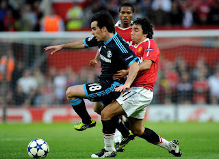 Rafael da Silva Manchester United vs Schalke 04 Champions League