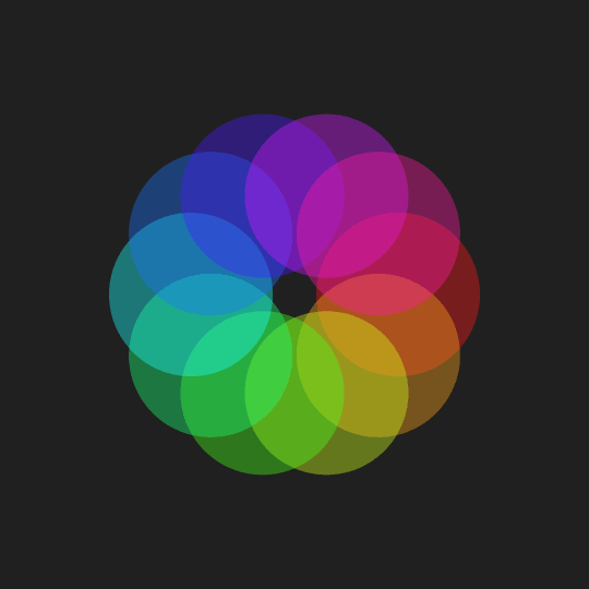 FunGIF: Mezcla de colores primarios
