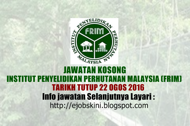 Jawatan kosong di frim ogos 2016