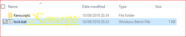 Folder lock | Kenscripts