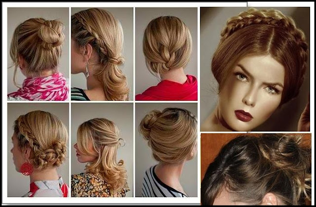 Casual updos for long hair
