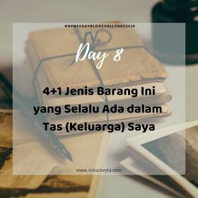 barang yang selalu ada dalam tas, tas keluarga, tas saya