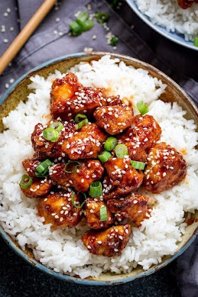 #Recipe : Crispy Sesame Chicken 