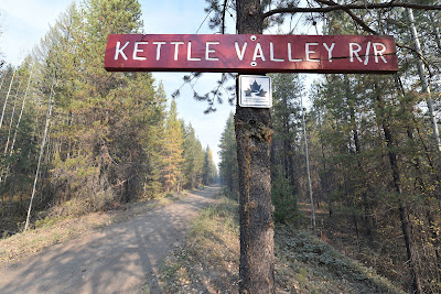 Kettle Valley Rail Trail TCT British Columbia.