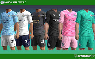 Images - Manchester City 2020-21 Full Kits PES 2013