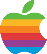 Logo Apple Inc. Generasi Kedua [PNG dan CDR] (logo apple generasi kedua)