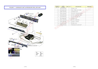 External View, Parts List and Part Number on Canon iP4800, iP4810, iP4820, iP4840, iP4850, iP4870, iP4880
