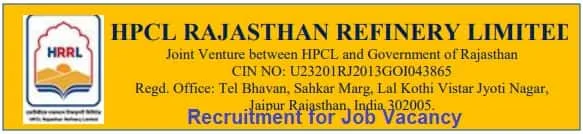 HRRL Job Vacancy