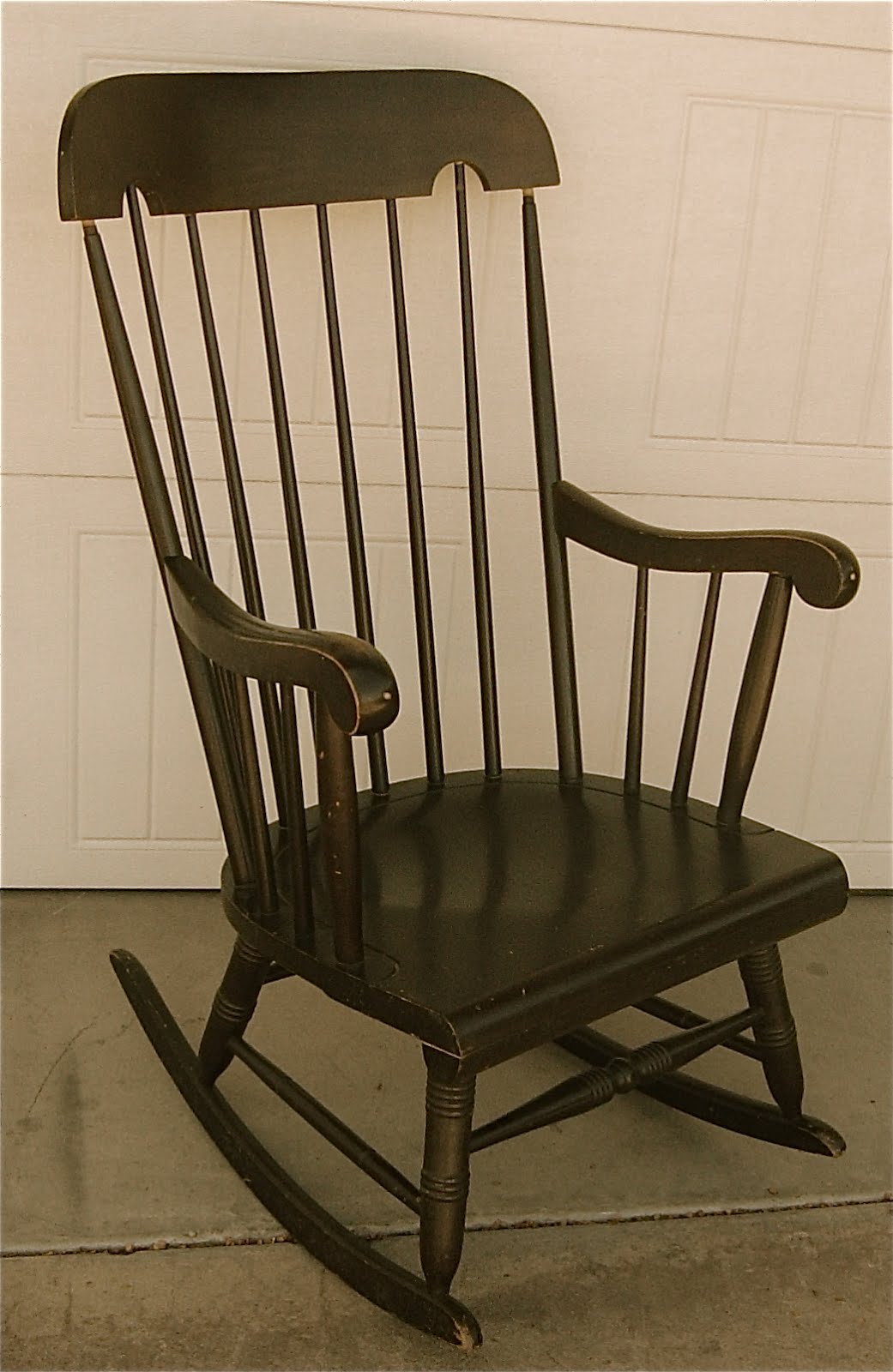 The Backyard Boutique by Five to Nine Furnishings: Dark Wood Rocking Chair