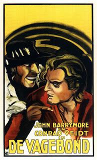 DE VAGEBOND. Cartel. Países Bajos. Arte: Dolly Rudeman. EL VAGABUNDO POETA. The Beloved Rogue. 1927. Estados Unidos. Dirección: Alan Crosland. Reparto: John Barrymore, Conrad Veidt, Marceline Day, Lawson Butt, Henry Victor, Slim Summerville, Mack Swain.