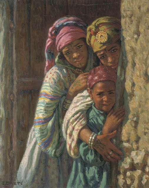 French Orientalist Painter- "Nasreddine Dinet" (1861-1929)