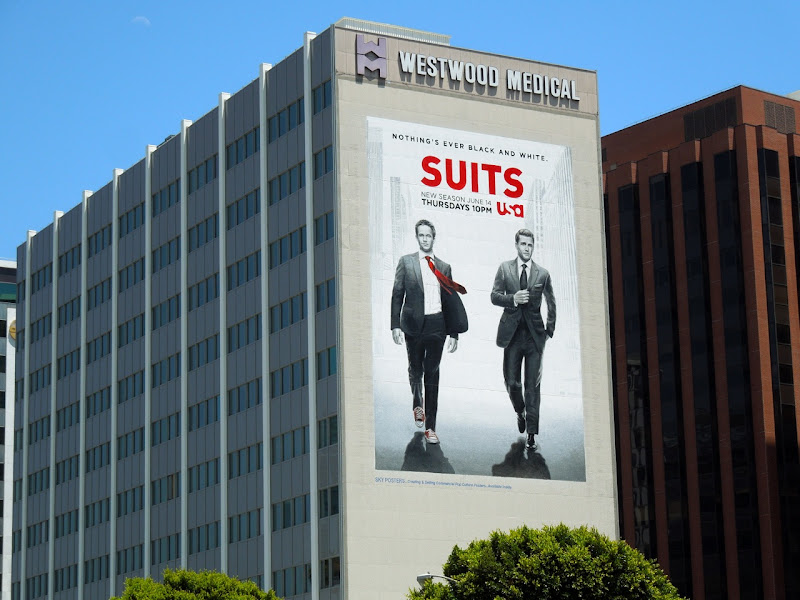 Giant Suits season 2 billboard Westwood