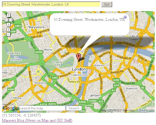 UK Geocoder Addresses - 10 Downing Street