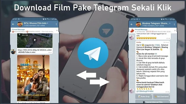 Cara Mencari Film di Telegram