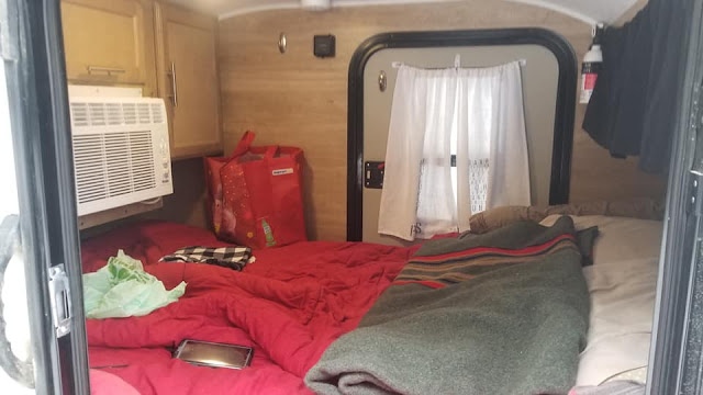tiny teardrop trailer camping, Alberta, Canada, McLean Creek Campground
