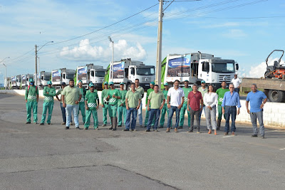 Prefeito Zito Barbosa entrega novos equipamentos de limpeza urbana, em Barreiras